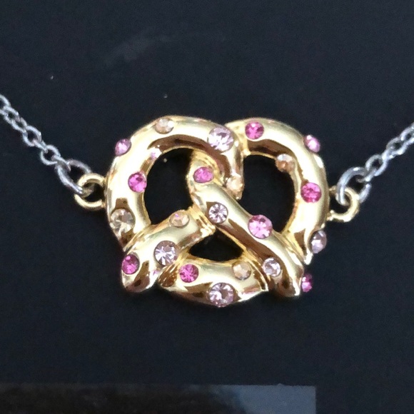 Coach Silver Tone Slider Bracelet Gold Tone Pretzel Charm Crystal Accent NWT - Picture 6 of 14